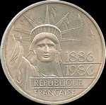 100 francs 1986